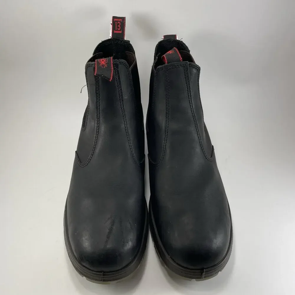Redback Boots Easy Escape Mens Size US 14/ AU 13 Black Leather Work Chelsea